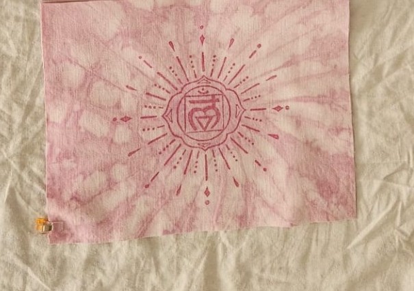 Création textile NÔMADO rose pâle